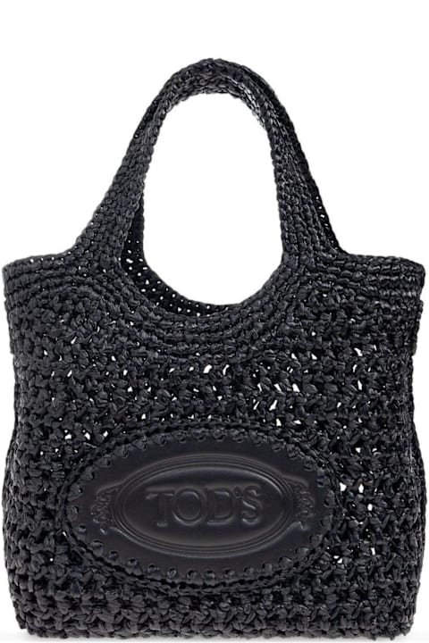 Tod's Bags for Women Tod's Manici Logo Debossed Tote Bag