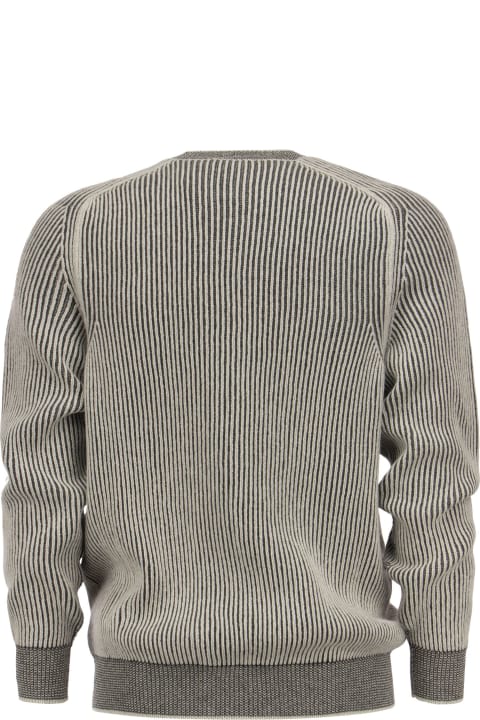Dinghy - Ribbed Cashmere Reversible Crew Neck Sweater