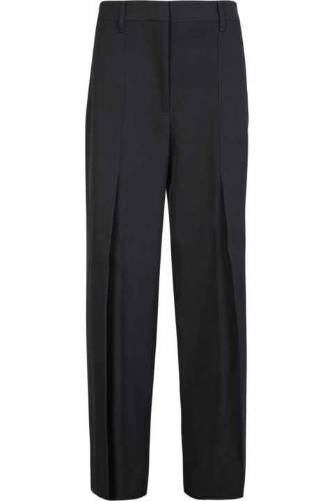 Burberry for Women Burberry Wide-leg Black Trousers