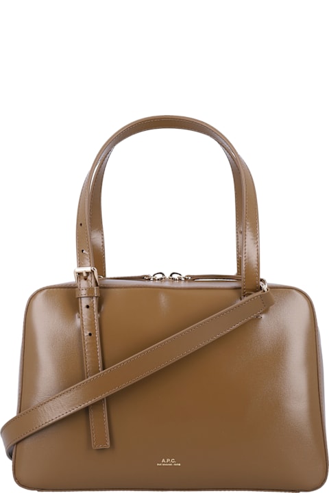 Homeware A.P.C. A.p.c. Virginie Leather Box Bag