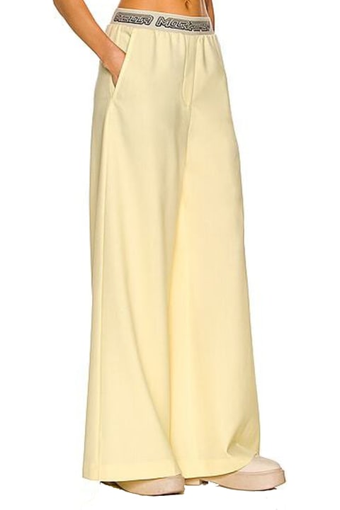 Stella McCartney Pants & Shorts for Women Stella McCartney Logo Wool Pants