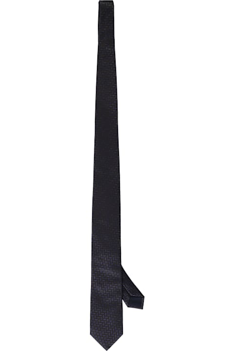Homeware Corneliani Jacquard Silk Tie