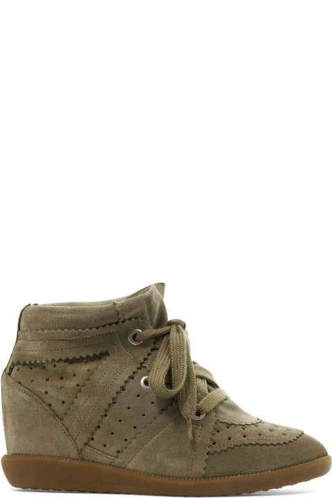 Isabel Marant for Women Isabel Marant Bobby Lace-up Wedge Sneakers