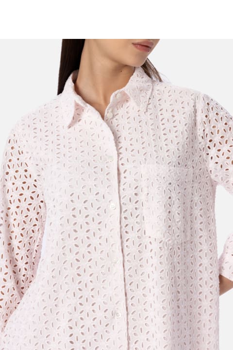Homeware MC2 Saint Barth Woman Pink Sangallo Shirt Mini Dress