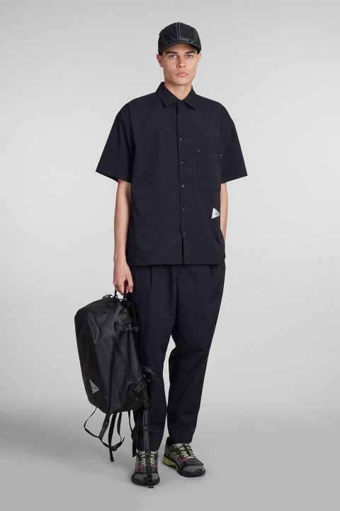 And Wander for Men And Wander Shirt In Black Polyester