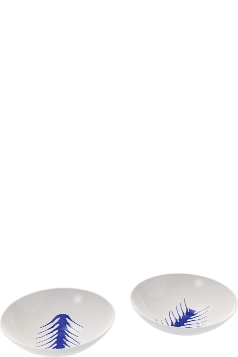Le Monde De Charlotte Perriand -arete Plate In White Synthetic Fibers