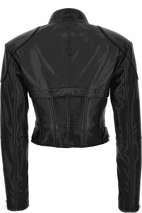 Versace Jeans Couture Coats & Jackets for Women Versace Jeans Couture Versace Jeans Couture Leather Jacket