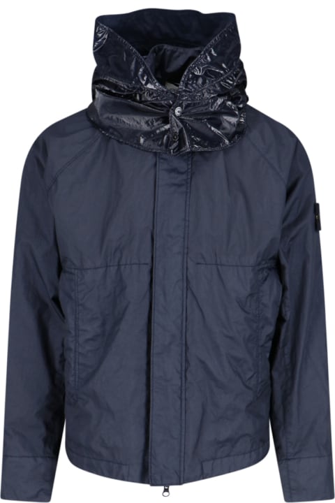 Coats & Jackets for Men Stone Island Membrane 3l Tc Hooded Jacket