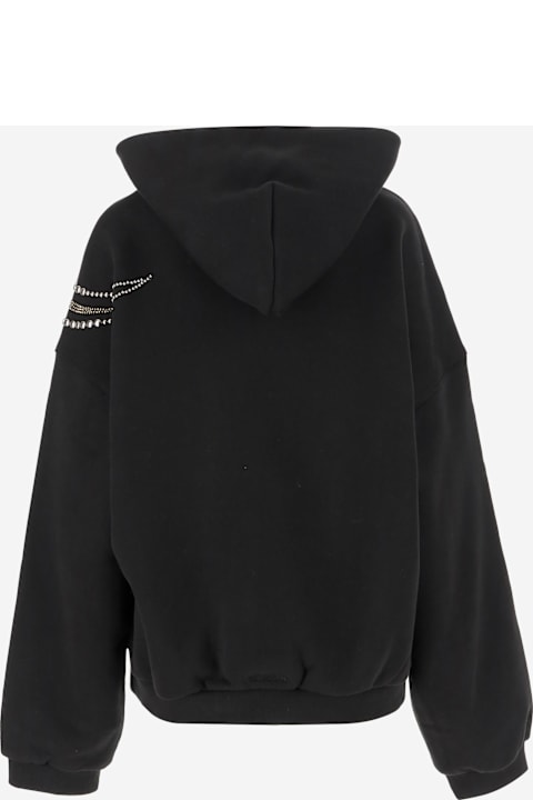 WE11 DONE for Women WE11 DONE Cotton Hoodie With Star