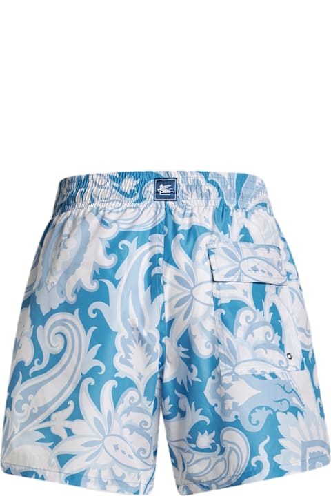 Etro Swimwear for Men Etro Printed Polyester Swimming Shorts