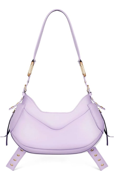 Lilac Leather Y2k Shoulder Bag