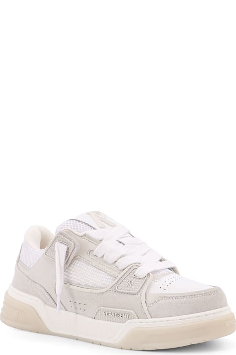 REPRESENT Shoes for Men REPRESENT Studio Mesh And Suede Low-top Sneakers