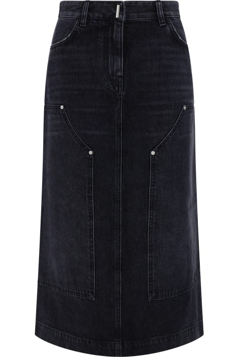 Givenchy for Women Givenchy Denim Skirt