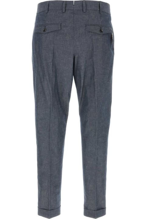PT01 Clothing for Men PT01 Grey Stretch Cotton Pant