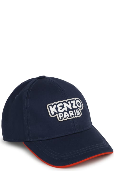 Kenzo Kids Kenzo Kids Cappello Con Applicazione