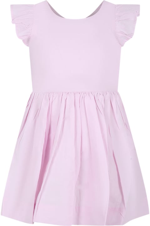 Molo Dresses for Girls Molo Pink Dress For Girl