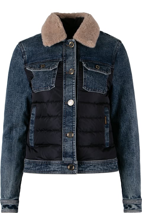 Homeware Moorer Petunia Padded Denim Jacket