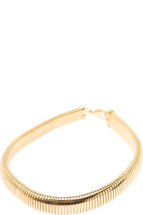 Necklaces for Women Federica Tosi 'cleo' Necklace With Clasp Fastening In 18k Gold Plated Bronze Woman