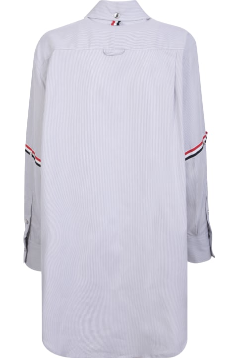 Thom Browne for Women Thom Browne Thigh Length Supersized Shirt Dress