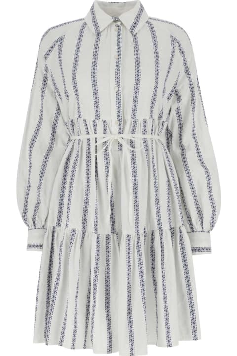 Fashion for Women Woolrich Embroidered Cotton Shirt Dress