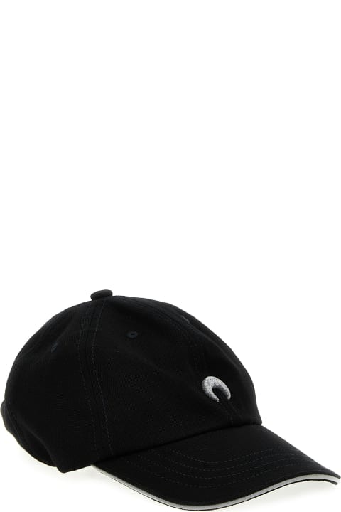 ウィメンズ Marine Serreの帽子 Marine Serre Logo Embroidery Baseball Cap