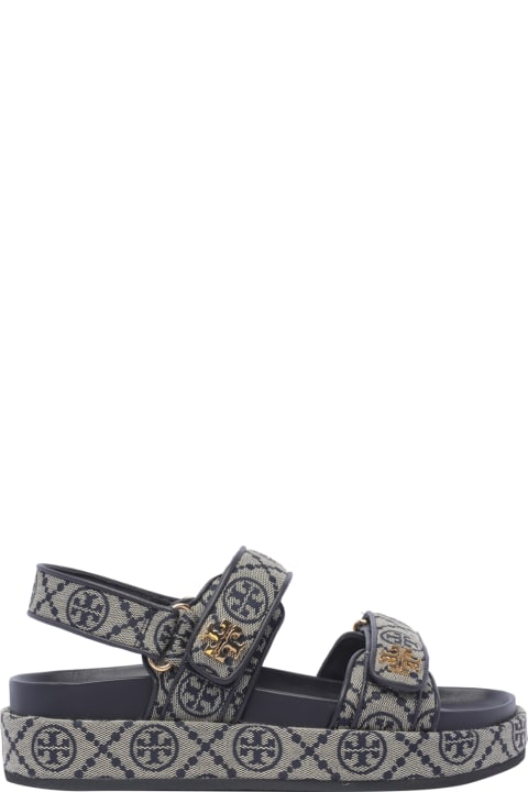 Tory Burch for Kids Tory Burch Kira Fabric Platform Sandals