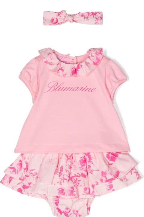 Bodysuits & Sets for Baby Girls Miss Blumarine Miss Blumarine Dresses Pink
