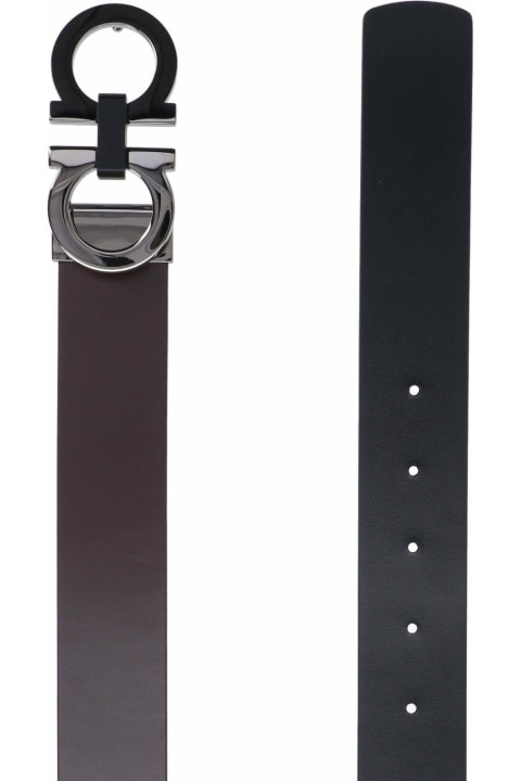 Ferragamo Belts for Men Ferragamo "gancini" Reversible Belt