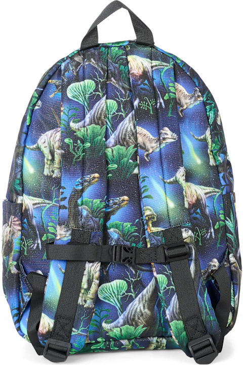 Homeware Molo Blue Backpack For Kids With Dinosaur