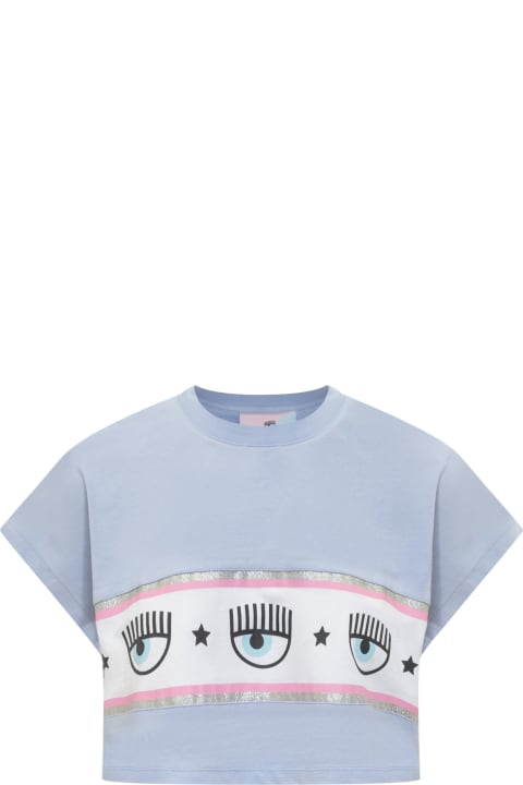 Topwear for Women Chiara Ferragni T-shirt With Maxi Logo