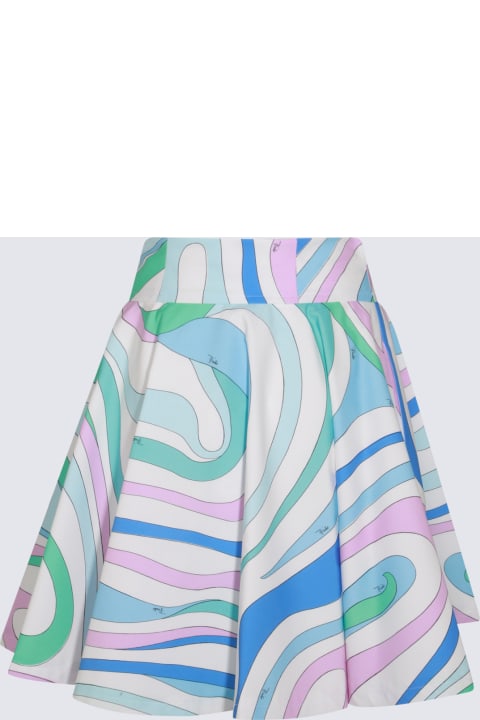 ウィメンズ新着アイテム Pucci Multicolot Cotton Midi Skirt