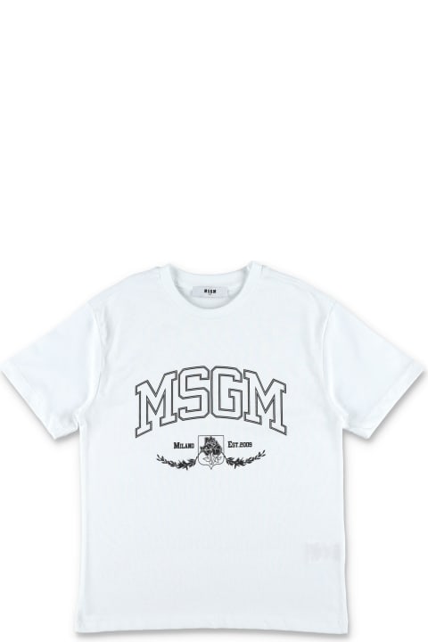 MSGM for Kids MSGM Logo T-shirt