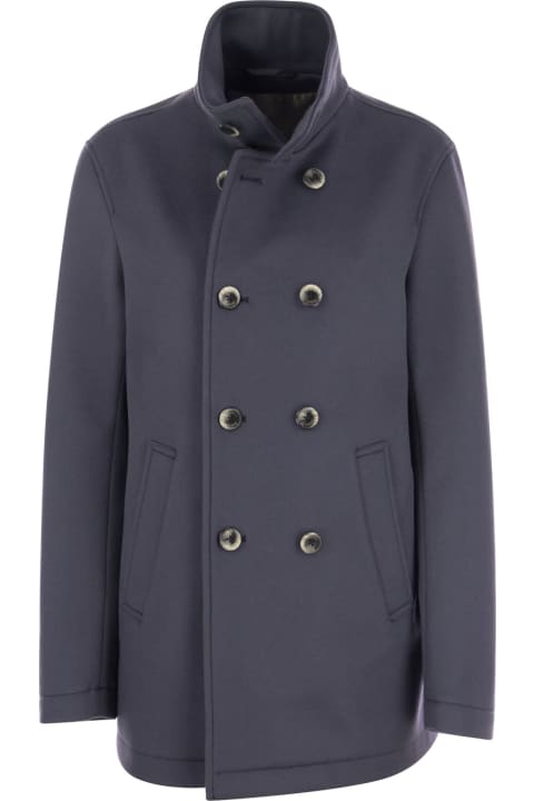 Herno Coats & Jackets for Men Herno 'resort' Wool And Cashmere Coat