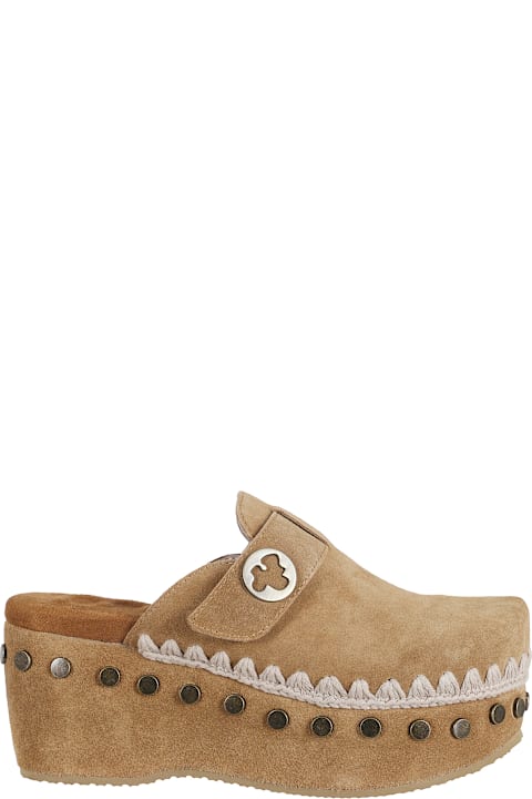 Mou Clog Plain Suede