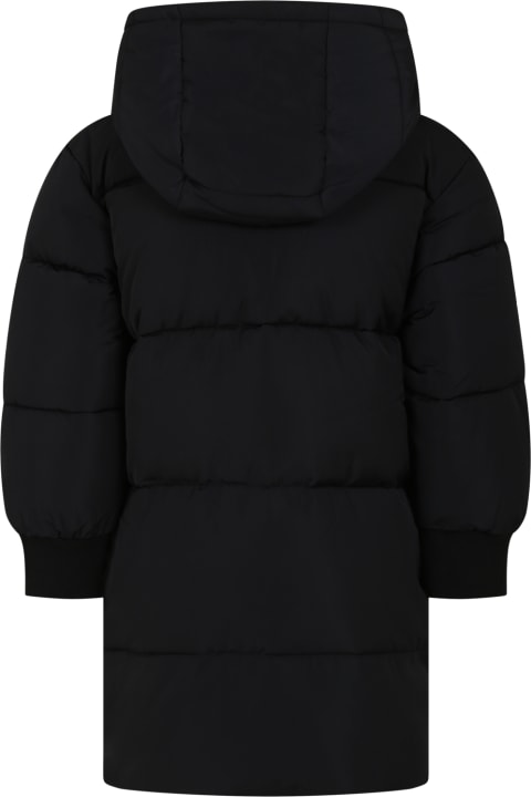 Homeware Stella McCartney Kids Black Down Jacket For Boy With Logo