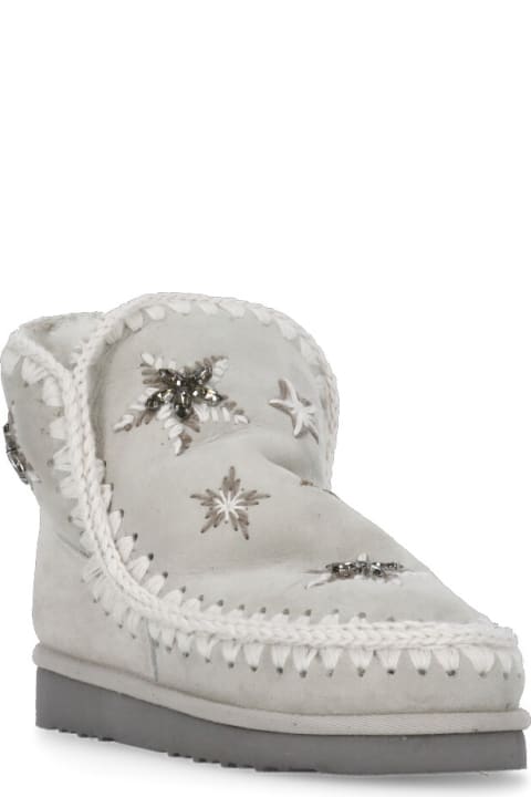 Mou Shoes for Women Mou Eskimo Wool Stars And Rhinestones Boots