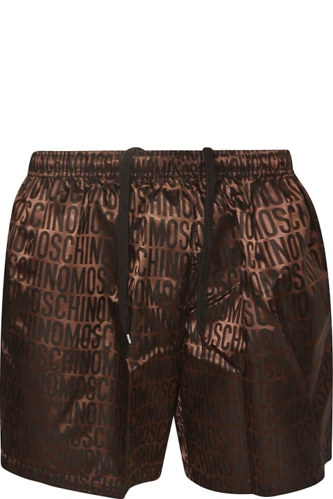 Moschino Pants for Men Moschino Logo Monogram Shorts