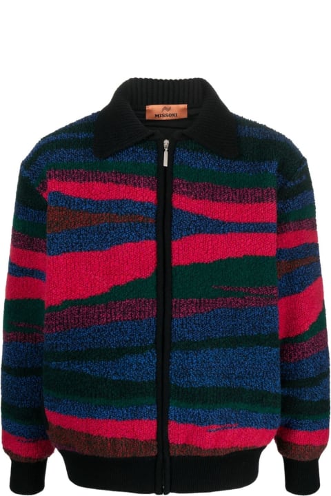 メンズ Missoniのコート＆ジャケット Missoni Multicolour Wool Jacket
