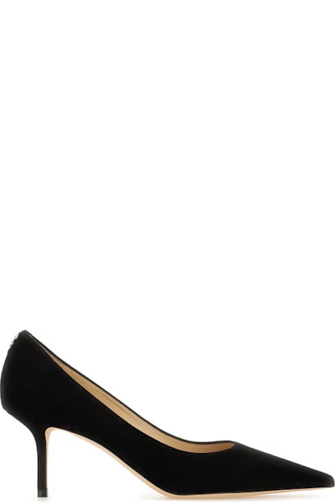 Jimmy Choo for Women Jimmy Choo Black Suede Love Pumps