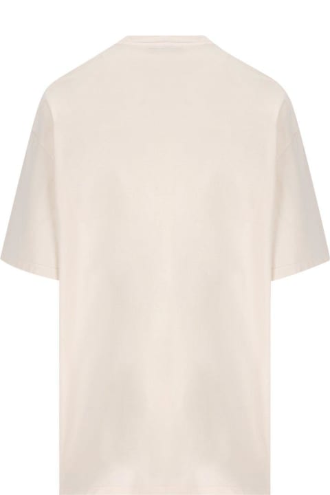 Prada for Women Prada Logo Triangle Crewneck T-shirt