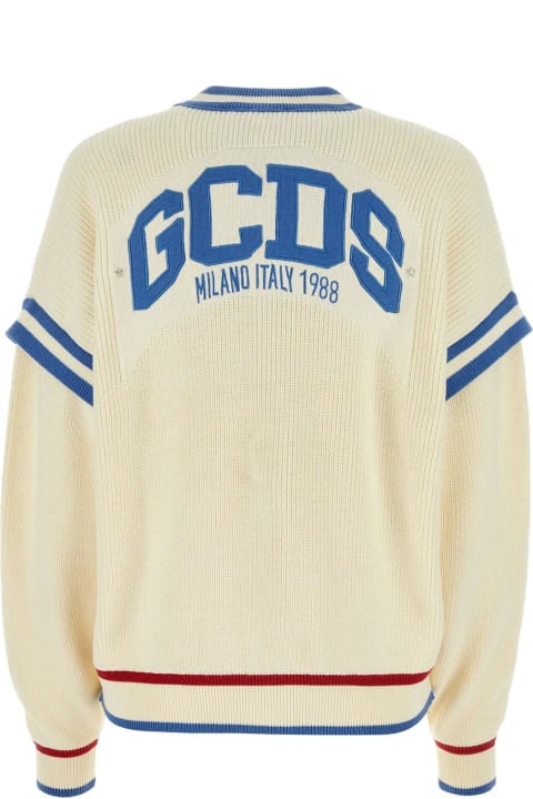 GCDS for Women GCDS Ivory Cotton Cardigan
