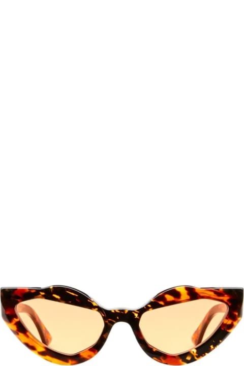 Kuboraum Eyewear for Women Kuboraum Mask Y8 - Havana Stripes Sunglasses