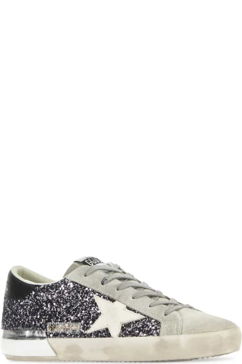 Fashion for Women Golden Goose Multicolor Suede And Fabric Superstar Classic Sneakers
