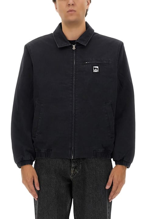 Obey Coats & Jackets for Men Obey Jacket With Logo