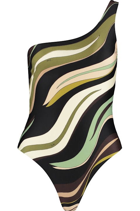 Pucci Swimwear for Women Pucci One-shoulder Swimsuit