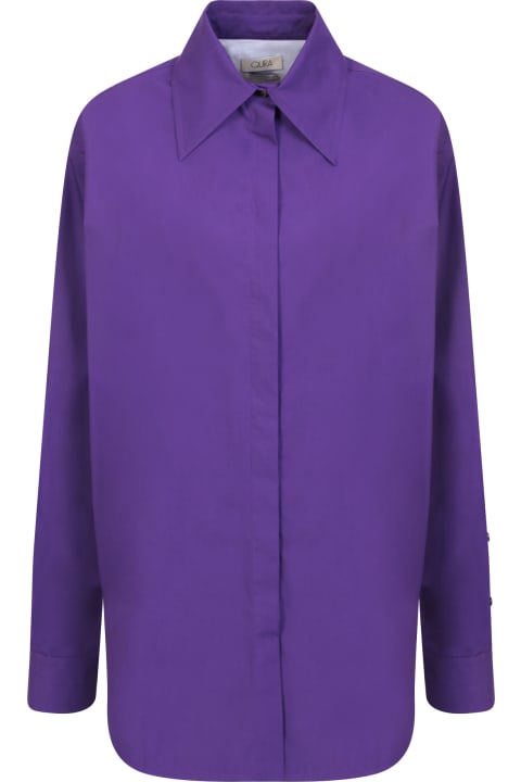 Quira Women Quira Oversize Purple Shirt