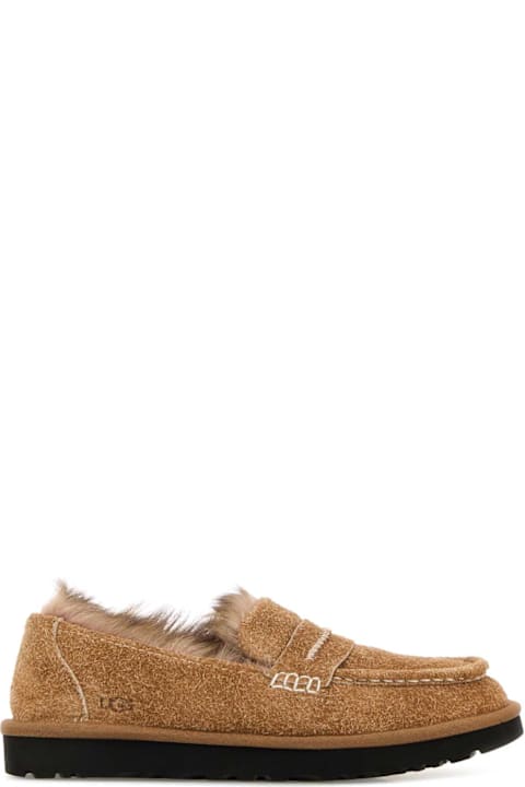 UGG Camel Suede Ellis Loafers