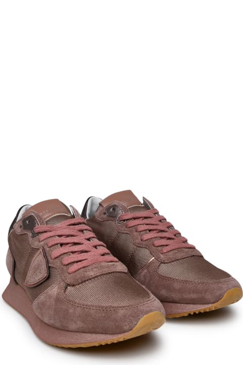 Trpx Sneakers In Pink Technical Fabric Blend