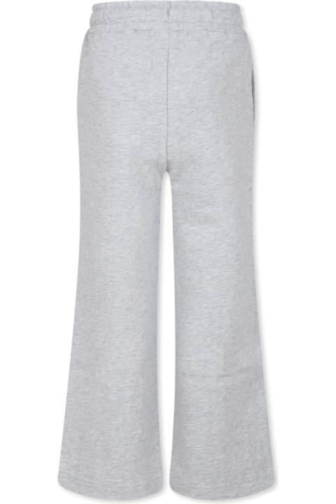 Homeware MSGM Grey Trousers For Boy With Logo