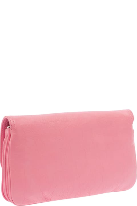 Fashion for Women Balenciaga Pink Crossbody Bag With Palladium-tone Bb Logo In Leather Woman